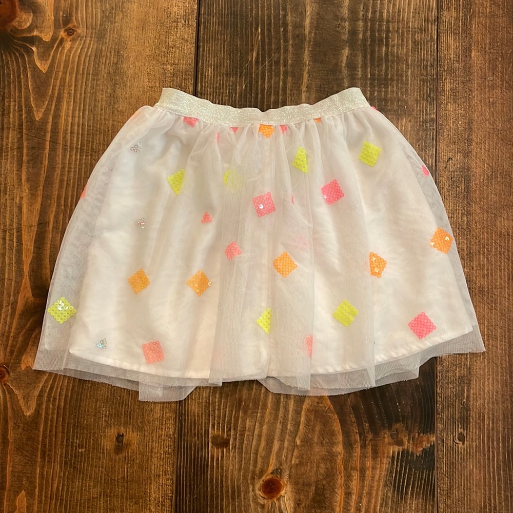 🌟Host Pick🌟Girls White Tulle Skirt